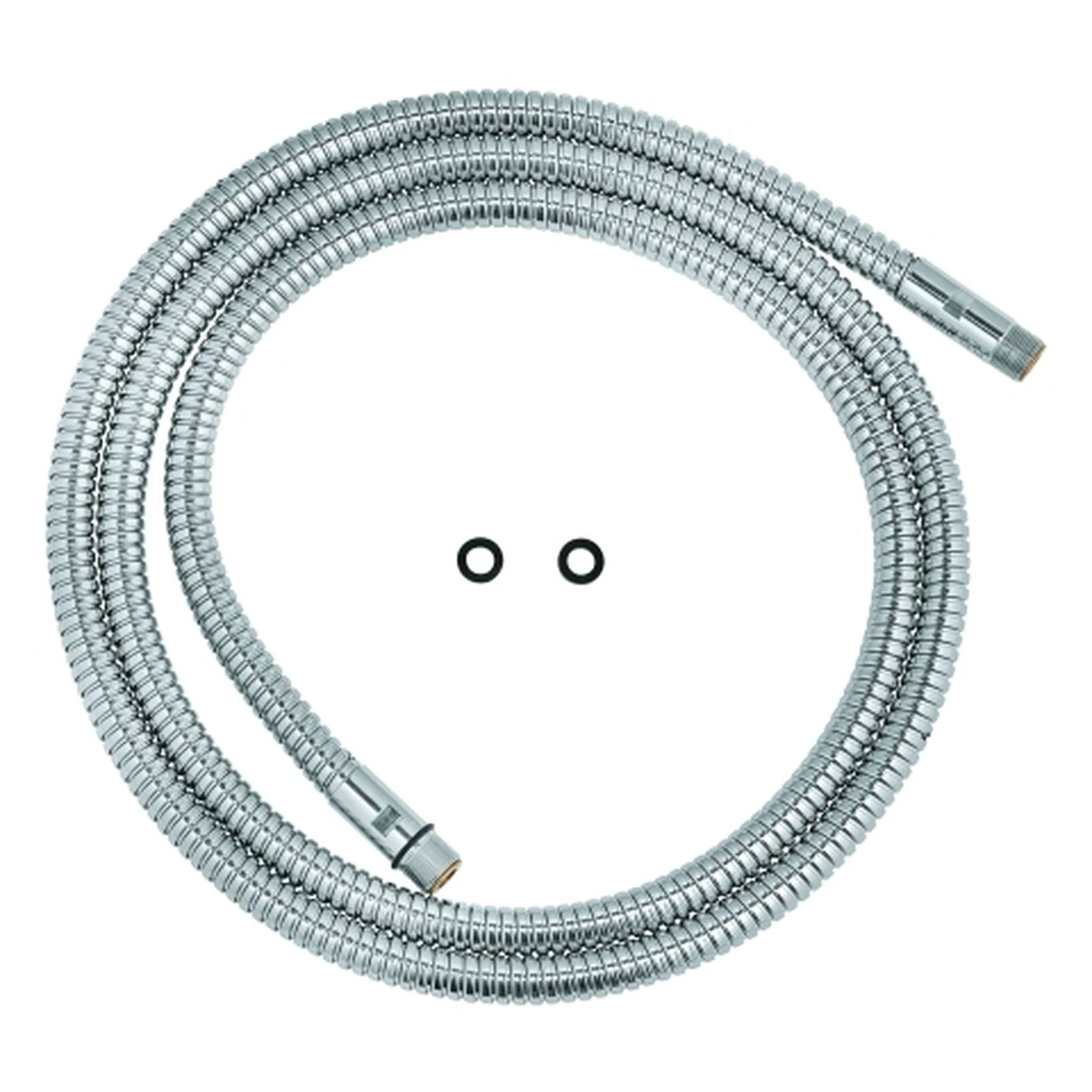 Grohe Relexa Brauseschlauch für 3-Loch Wannenkombinationen, 2.000 mm, chrom, 1 Stk.