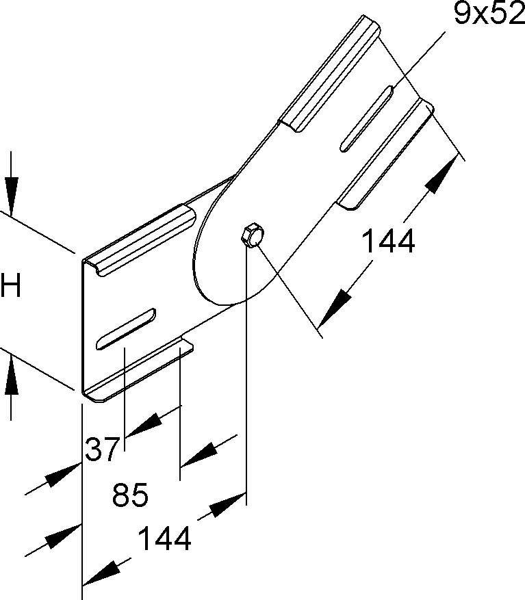 Niedax Gelenkverbinder KGV 100 F