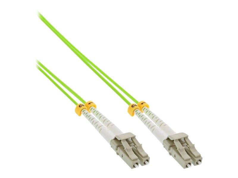 INLINE - LWL Duplex Kabel - LC/LC - 50/125µm - OM5 - 20m