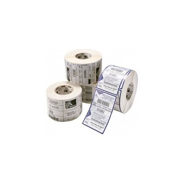 Zebra Z-Perform 1000T - Permanenter Klebstoff - perforiert - 5,51 Mil - weiß - 102 x 152 mm 3800 Etikett(en) (4 Rolle(n)