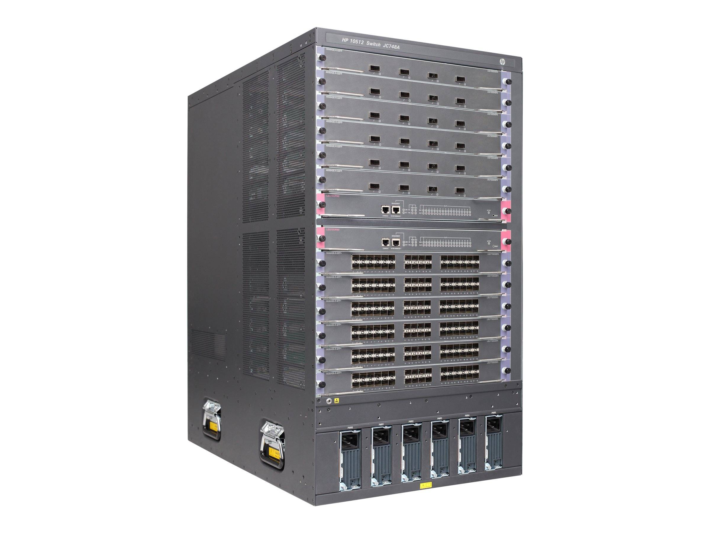 HPE 10512 Switch Chassis - Switch - an Rack montierbar