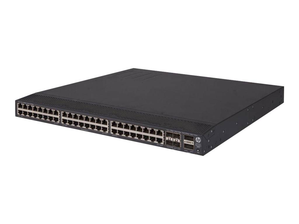 HPE FlexFabric 5700-48G-4XG-2QSFP+ - Switch - L3 - managed - 48 x 10/100/1000 + 4 x 10 Gigabit Ethernet SFP+ / 1 Gigabit Ethernet SFP+ + 2 x 40