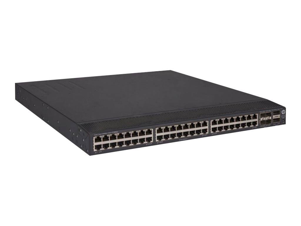 HPE FlexFabric 5700-48G-4XG-2QSFP+ - Switch - L3 - managed - 48 x 10/100/1000 + 4 x 10 Gigabit Ethernet SFP+ / 1 Gigabit Ethernet SFP+ + 2 x 40