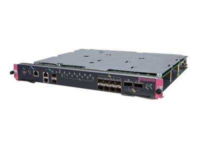 HPE 2.4Tbps Fabric with 8-port 1/10GbE SFP+ and 2-port 40GbE QSFP+ Main Processing Unit