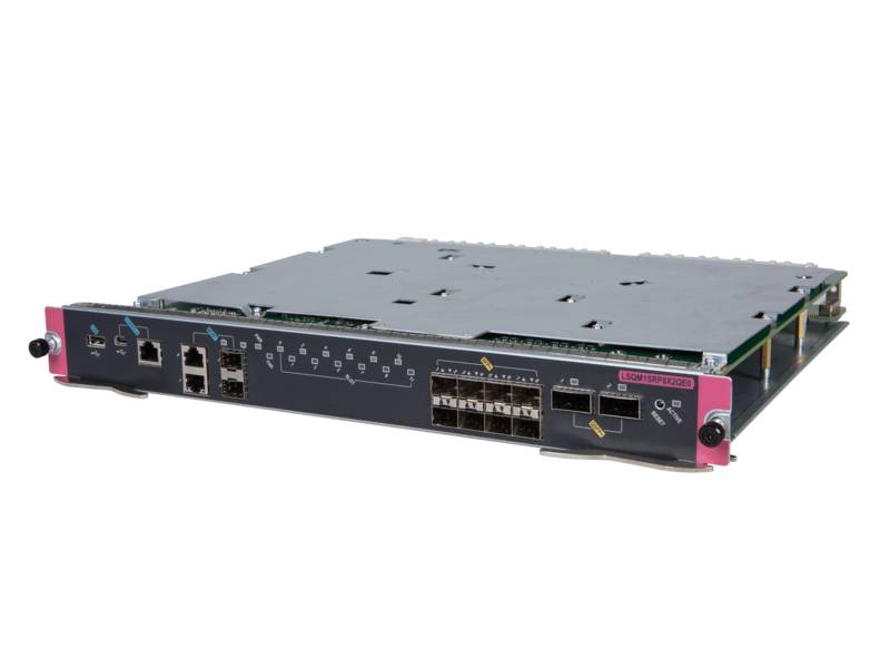 HPE 2.4Tbps Fabric with 8-port 1/10GbE SFP+ and 2-port 40GbE QSFP+ Main Processing Unit