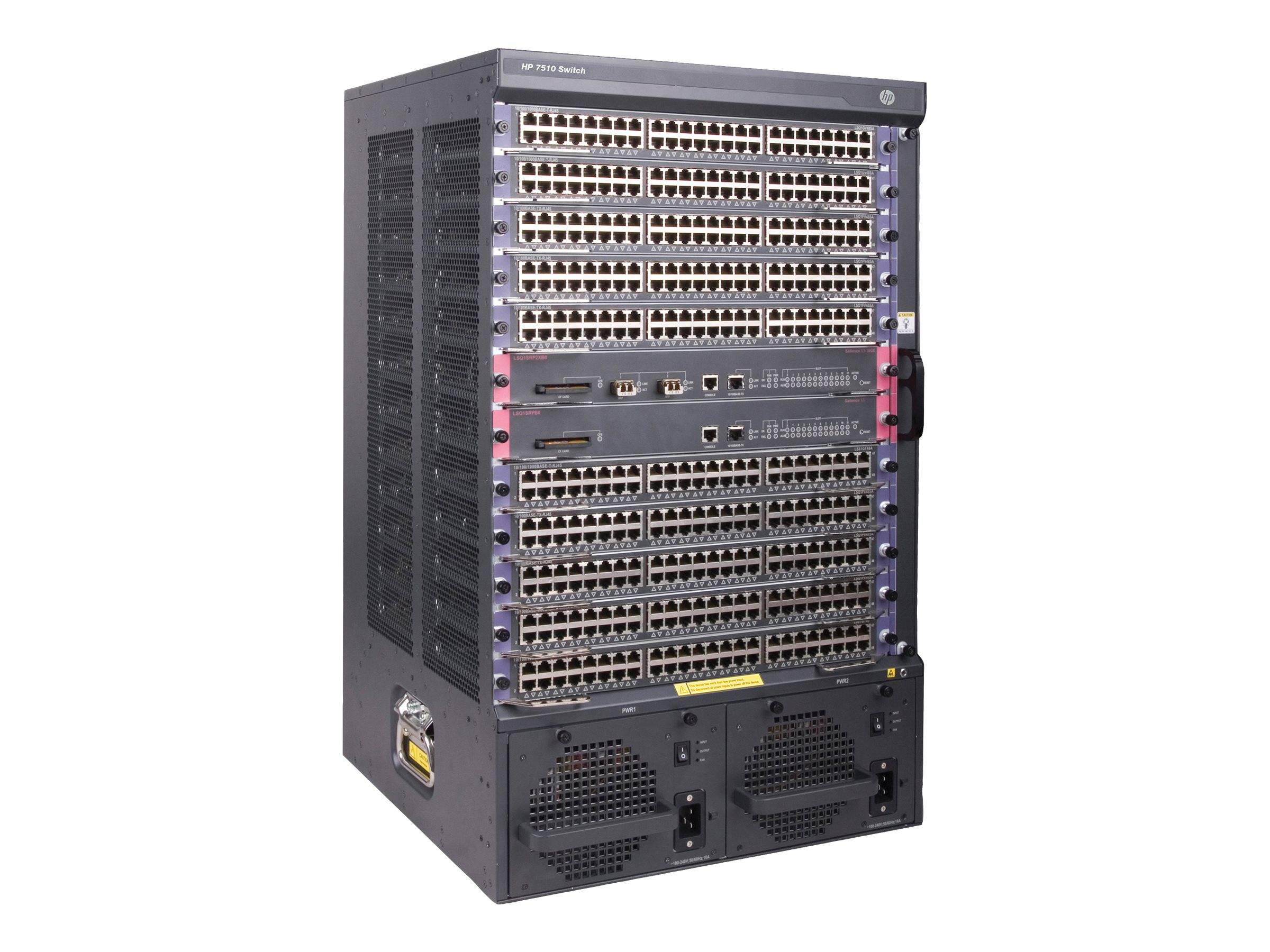 HPE FlexNetwork 7510 Switch with 2x2.4Tbps Fabric and Main Processing Unit