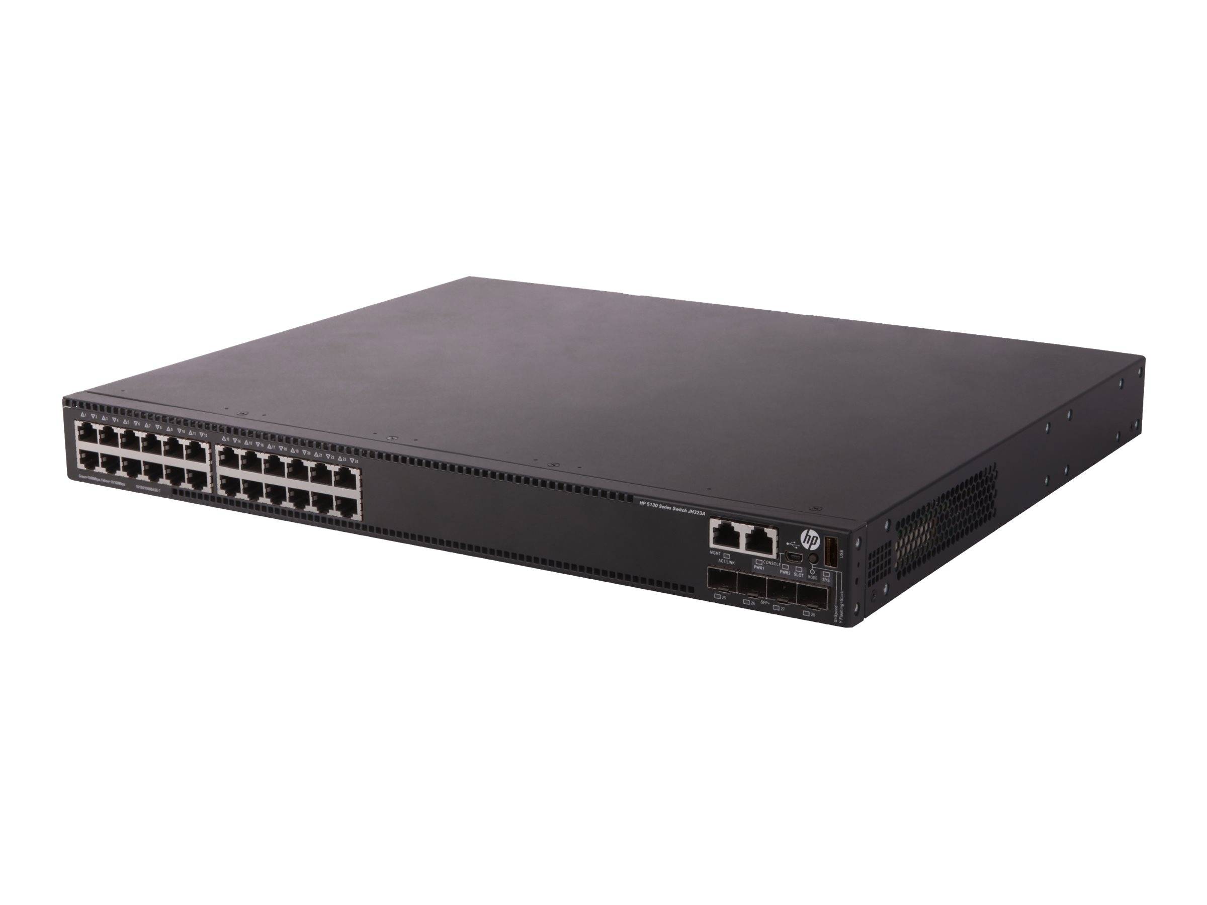 HPE 5130-24G-4SFP+ 1-slot HI - Switch - L3 - managed