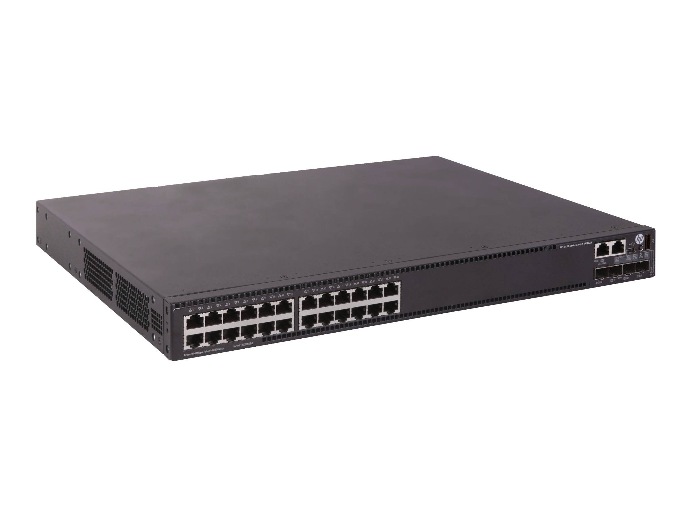 HPE 5130-24G-4SFP+ 1-slot HI - Switch - L3 - managed