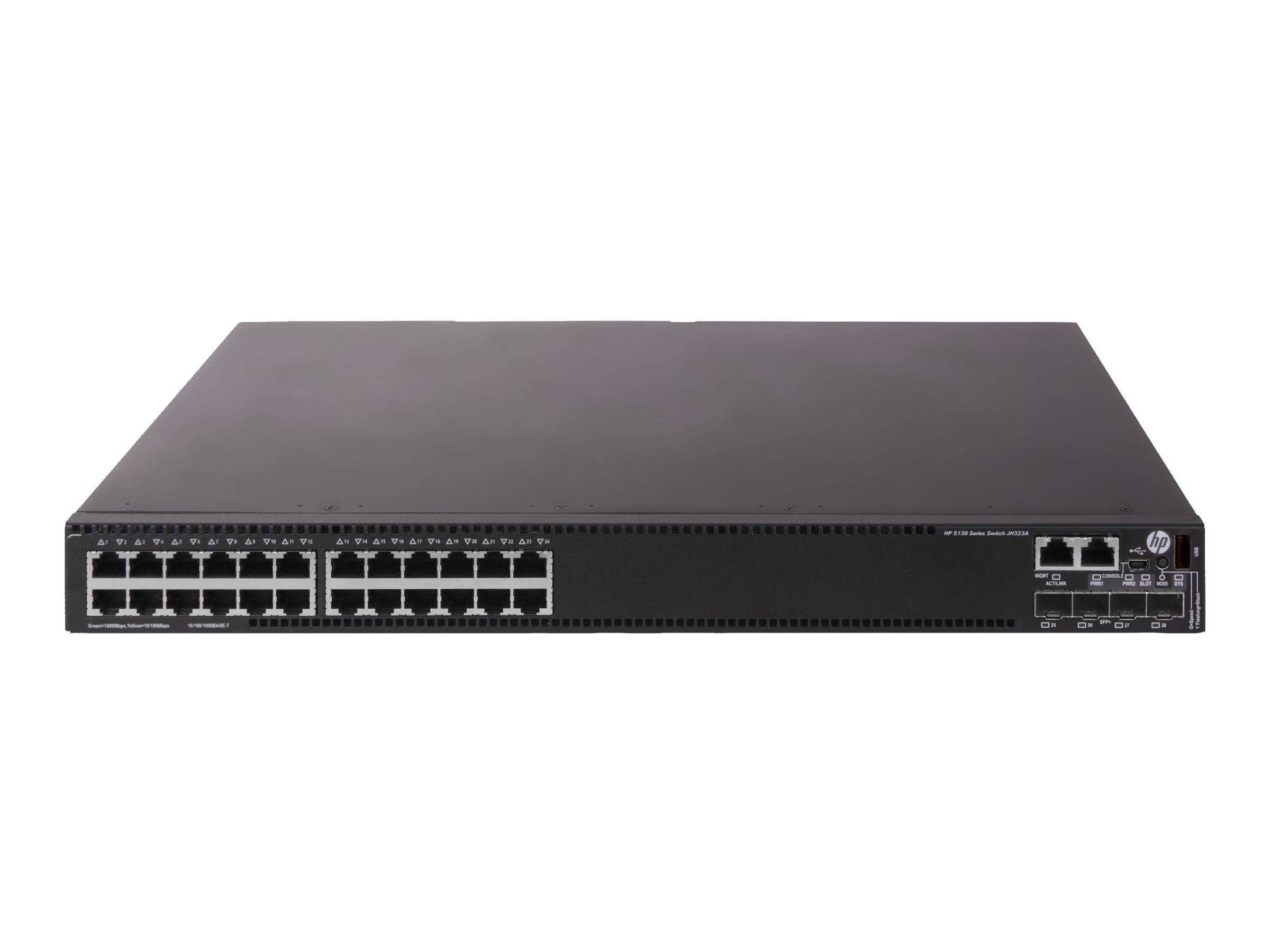 HPE 5130-24G-4SFP+ 1-slot HI - Switch - L3 - managed