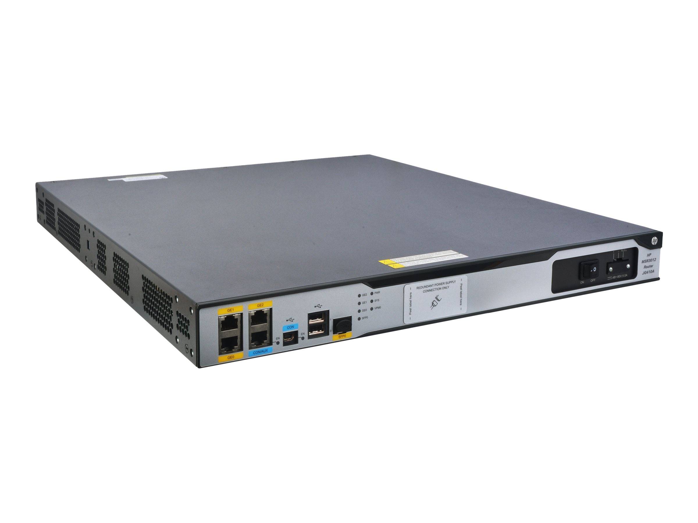 HPE MSR3012 - Router - GigE - an Rack montierbar