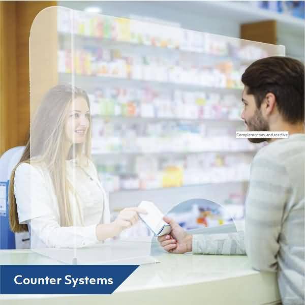 Sicherheitsscheibe Exascreen Acryl BxH 68x95cm