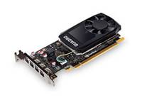 NVIDIA Quadro P1000 - Grafikkarten - Quadro P1000 - 4 GB GDDR5 Low-Profile - 4 x Mini DisplayPort - für ThinkStation P320 30BJ (SFF)