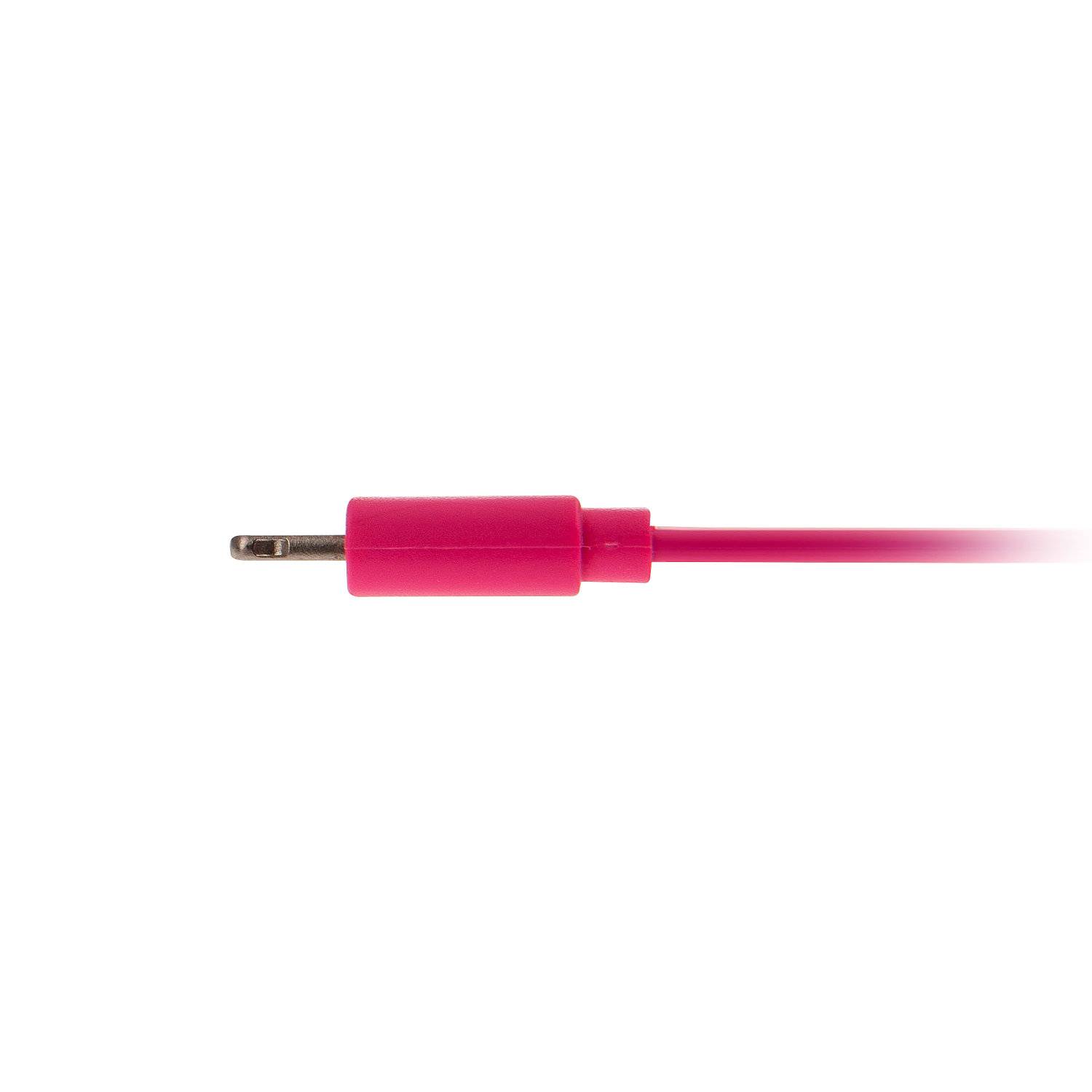 Lindy 31395 Reversibles USB an Lightning Flachbandkabel, pink 1m
