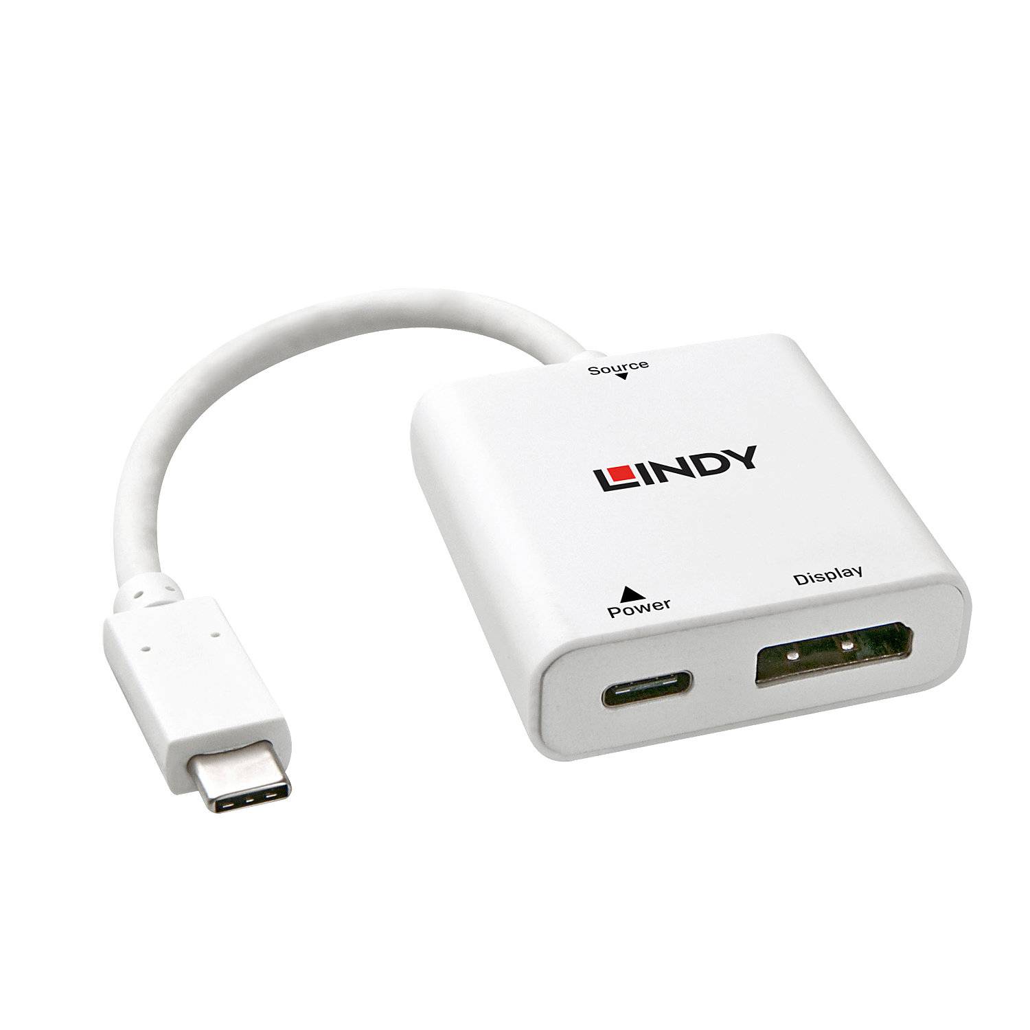 Lindy 43237 USB 3.1 Typ C auf DisplayPort Konverter mit Power Delivery