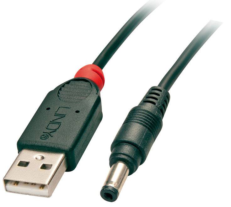 Lindy 70269 Adapterkabel USB A St - DC 4,8/1,7mm St