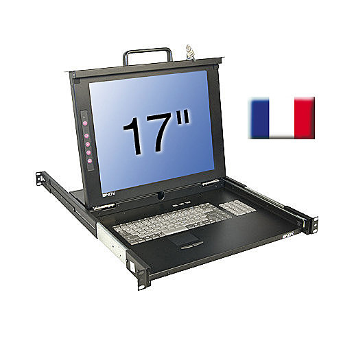 Lindy 21608 17/43,2cm LCD KVM Terminal CLASSIC, FR layout