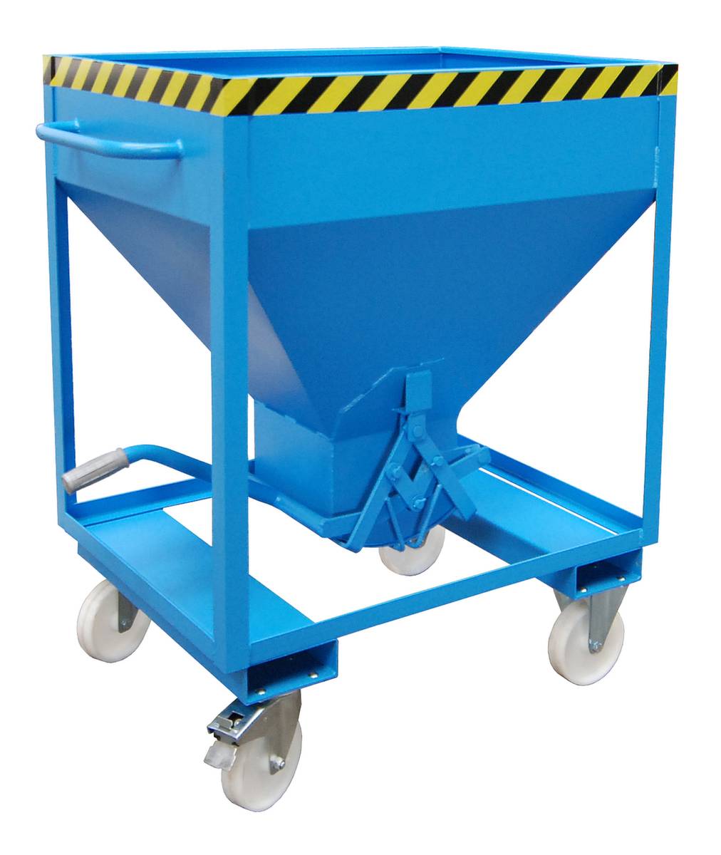 Silobehälter SRE 375, lackiert, Lichtblau