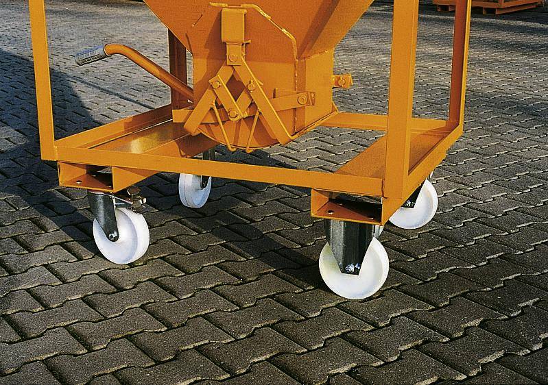 Silobehälter SRE 600, lackiert, Gelborange