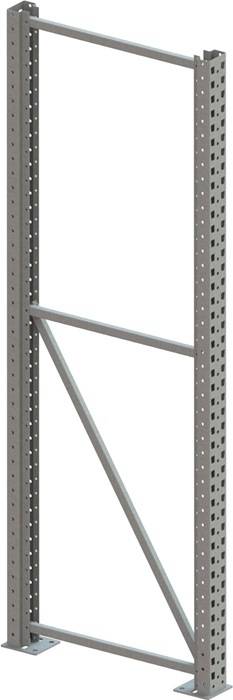 Ständerrahmen SR 85/20 H2200xB85xT800mm silber verz.META