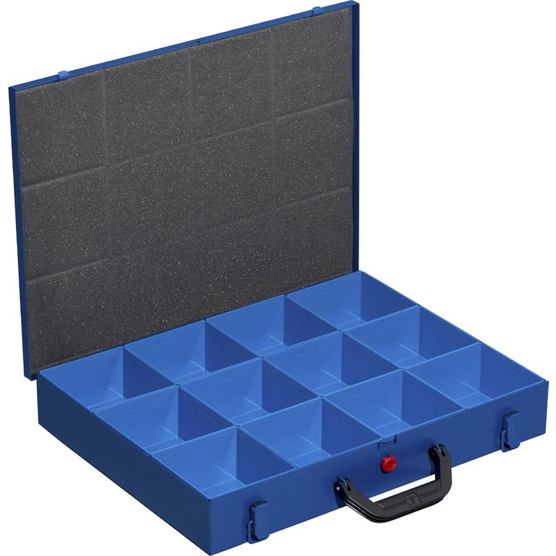 allit Metall-Kleinteilekoffer EuroPlus Pro M 44H-12, blau