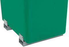 Rechteckbehälter 2200 l B1340xT197092620 mm grün mit Staplertaschen - Artikel: 7830408947