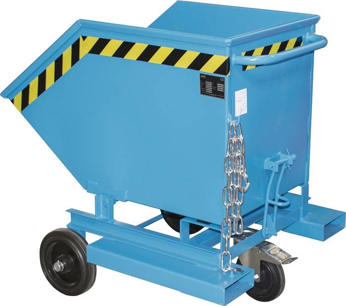 Kastenwagen L1315xB900xH1090mm lichtblau Inh.0,4 m³ BAUER