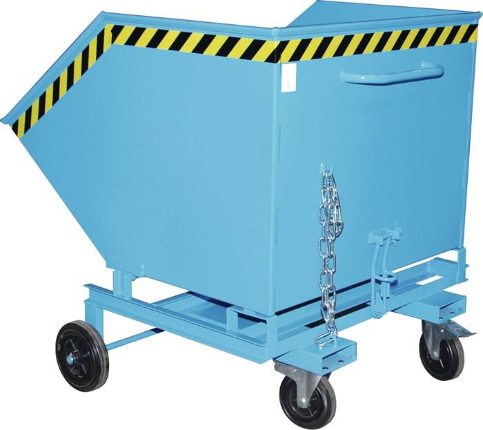 Kastenwagen L1420xB1340xH1290mm lichtblau Inh.1,0 m³ BAUER