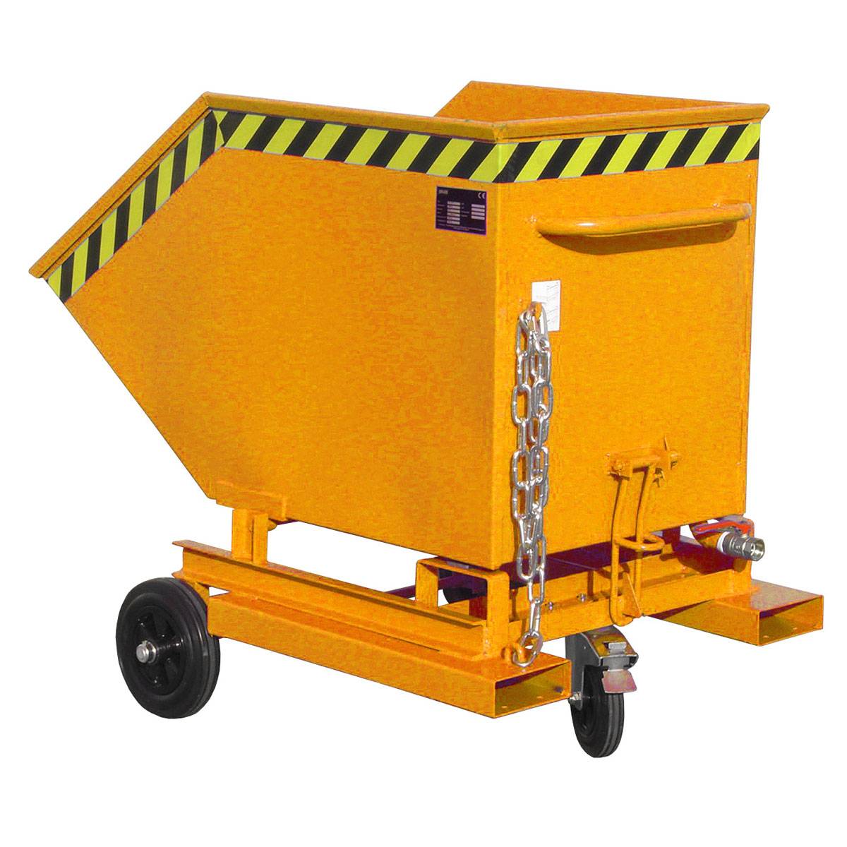 Späne-Kastenwagen SKW-ET 400, lackiert, Gelborange