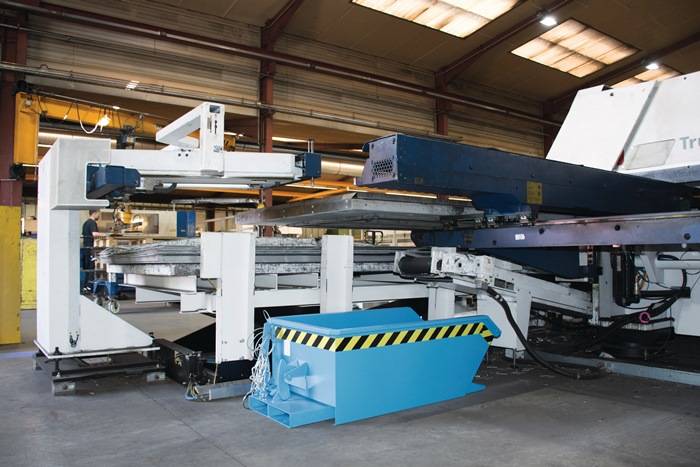 Minikippbehälter L1385xB780xH450mm mausgrau Inh.0,27 m³ Trgf.1000kg 96kg BAUER