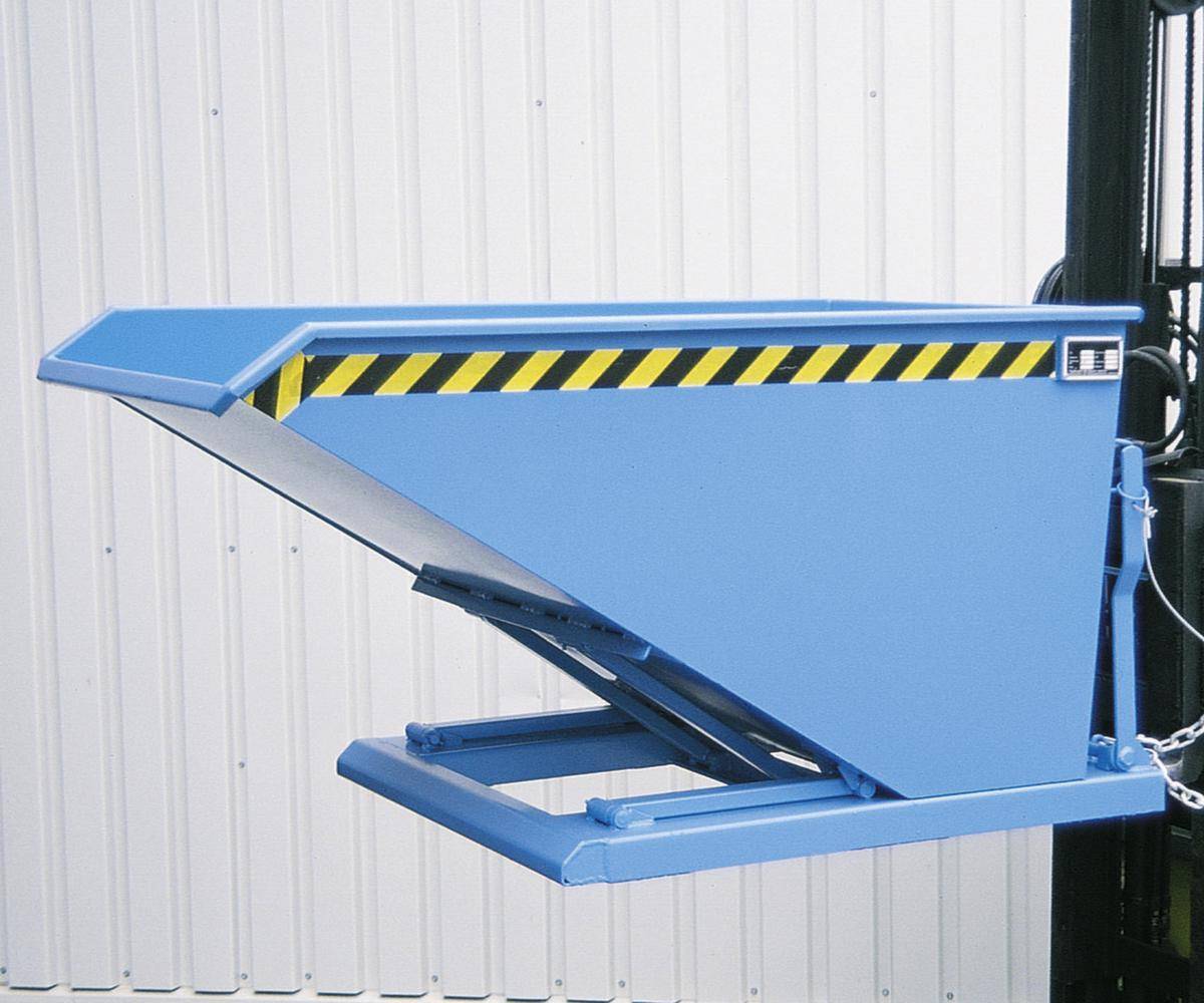 Kippbehälter NK 100, lackiert, Lichtblau