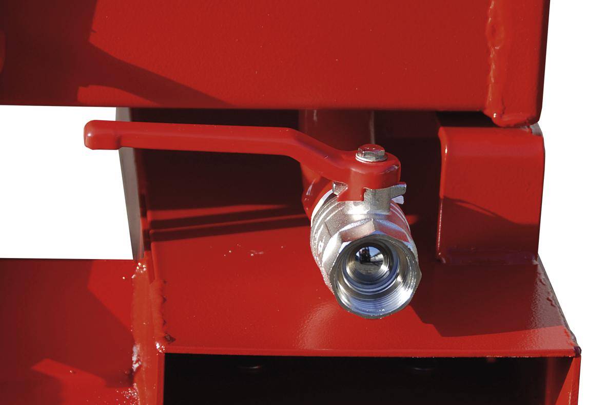 Späne-Kippbehälter,HxLxB 740x1115x590mm,0,25m³,Tragl. 300kg,Einfahrtaschen,RAL3000