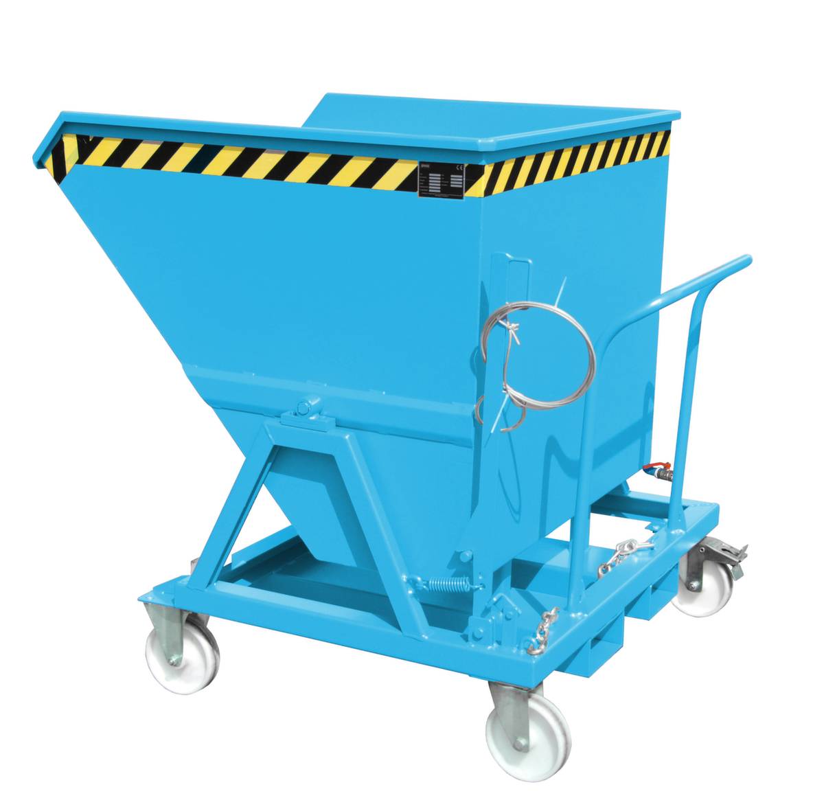 Späne-Kippmulde SKS 700, lackiert, Lichtblau