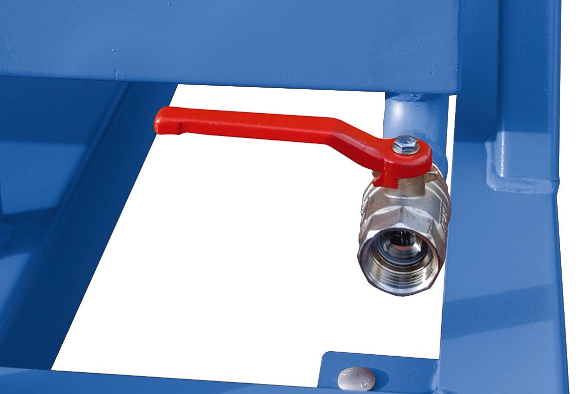 Späne-Kippmulde SKS 700, lackiert, Lichtblau