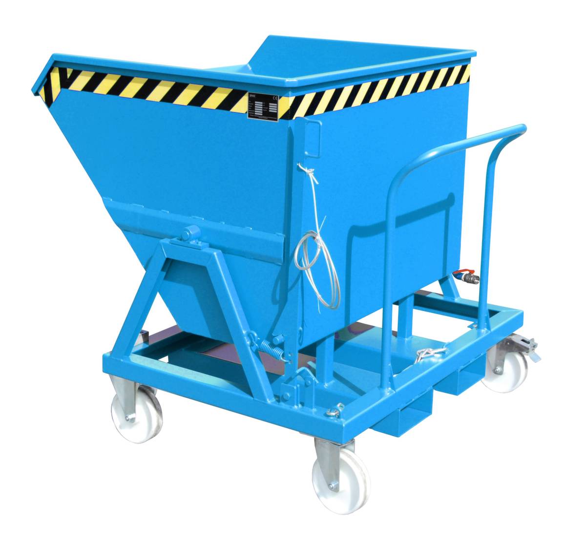 Späne-Kippmulde SKS 550, lackiert, Lichtblau