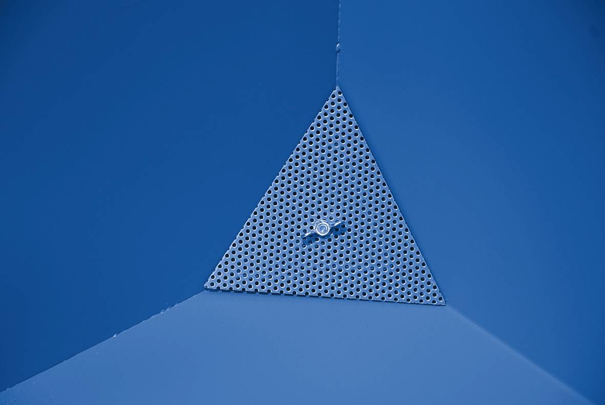 Späne-Kippmulde SKS 550, lackiert, Lichtblau