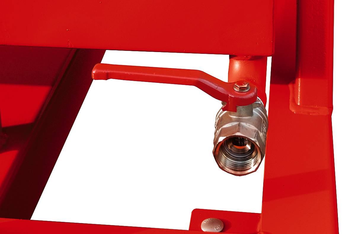 Späne-Kippmulde SKS 550, lackiert, Feuerrot