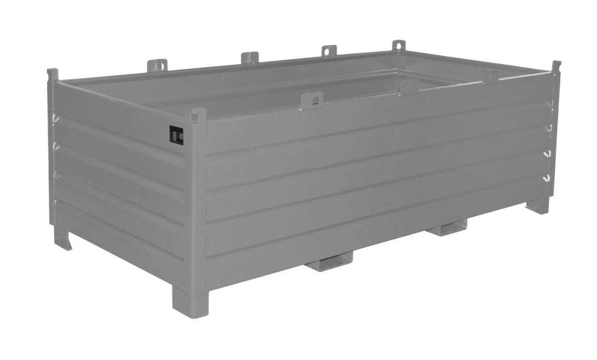 Sammelbehälter-System SBS 2000, lackiert, Mausgrau