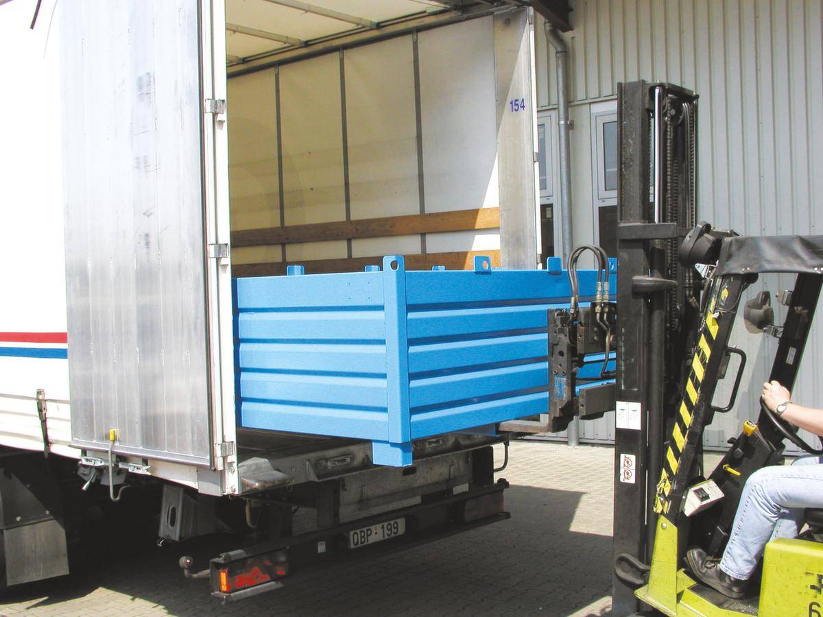 Sammelbehälter-System SBS 2000, lackiert, Mausgrau