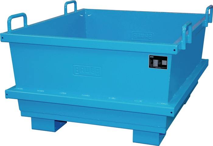 Universalbehälter 0,5 m³ L1040xB1200xH680mm lack.lichtblau