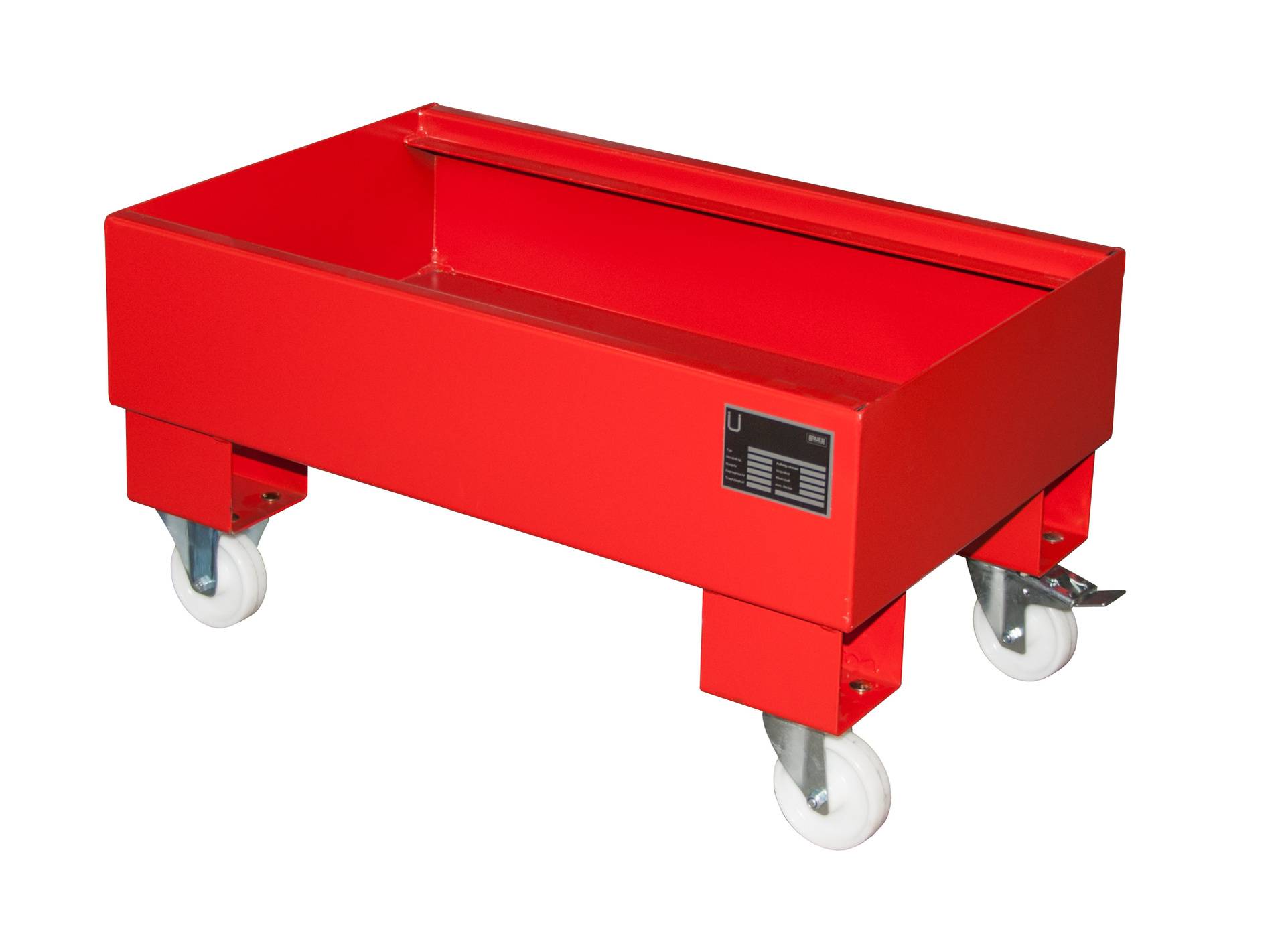 Auffangwanne AW 60-1, lackiert, Feuerrot