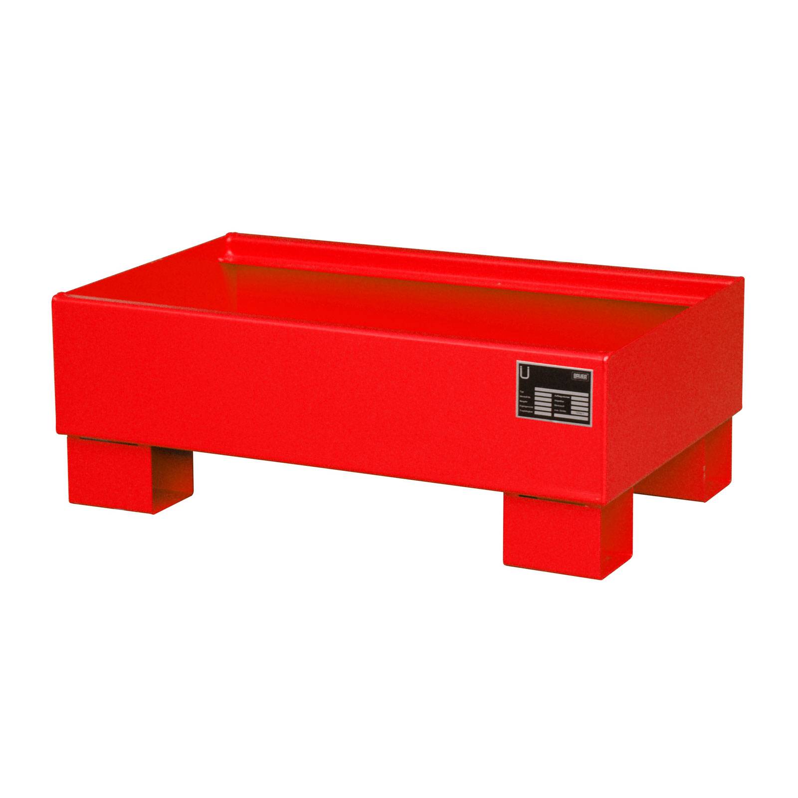 Auffangwanne AW 60-3, lackiert, Feuerrot