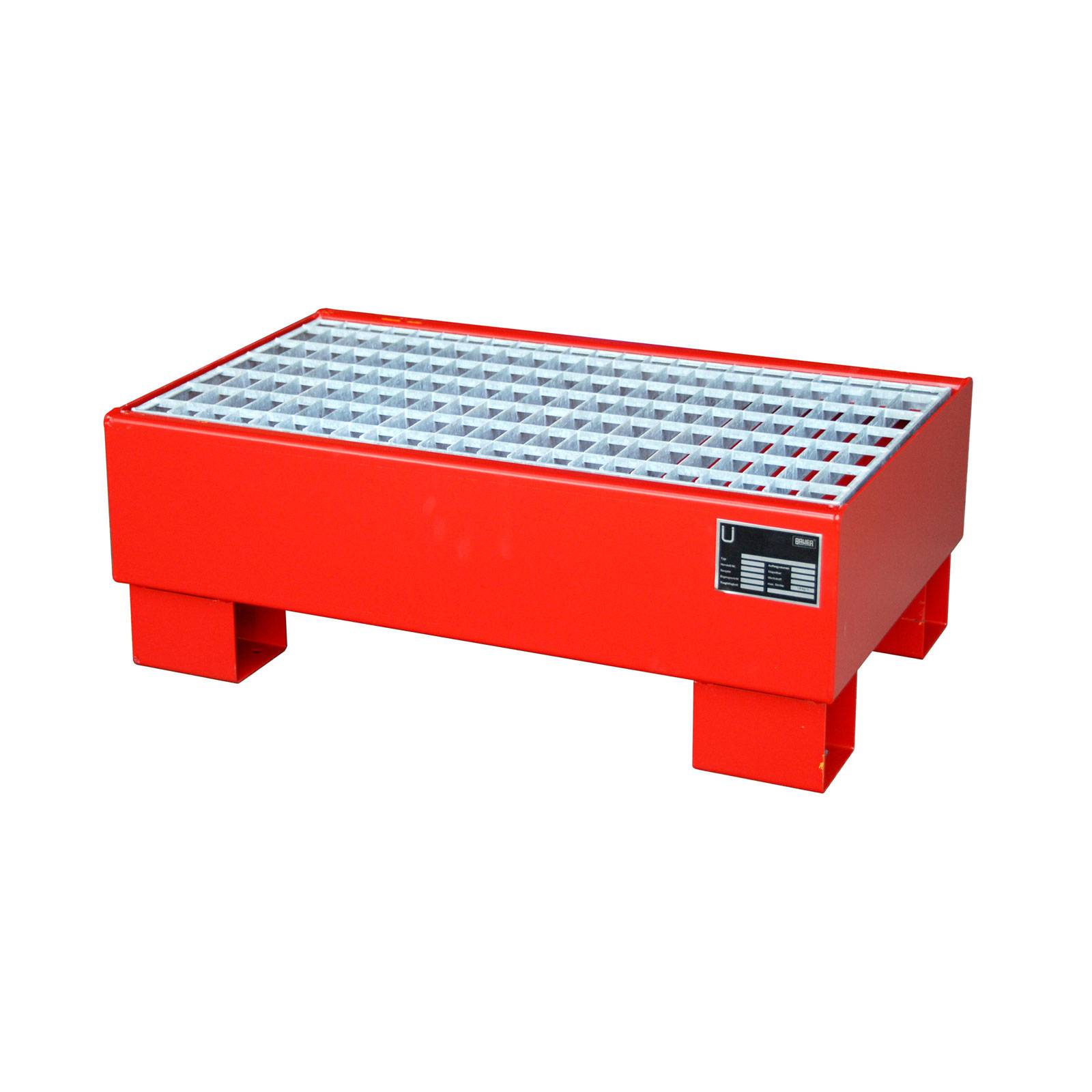 Auffangwanne AW 60-1/M, lackiert, Feuerrot