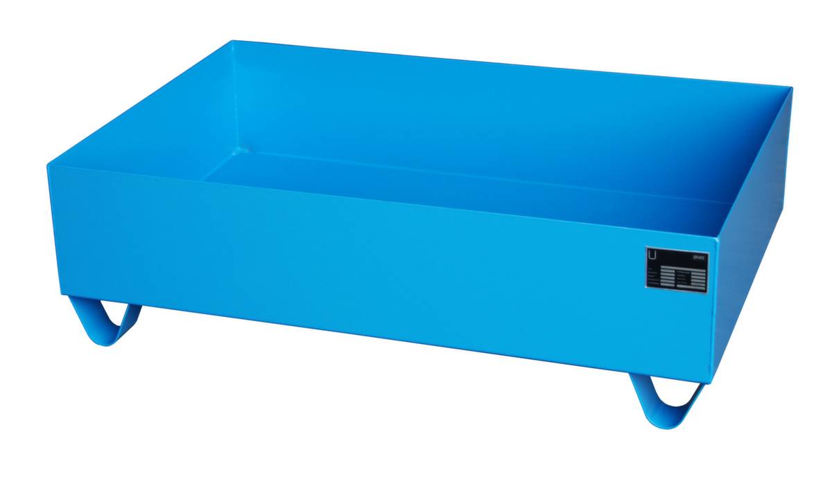 Auffangwanne 2016, lackiert, Lichtblau