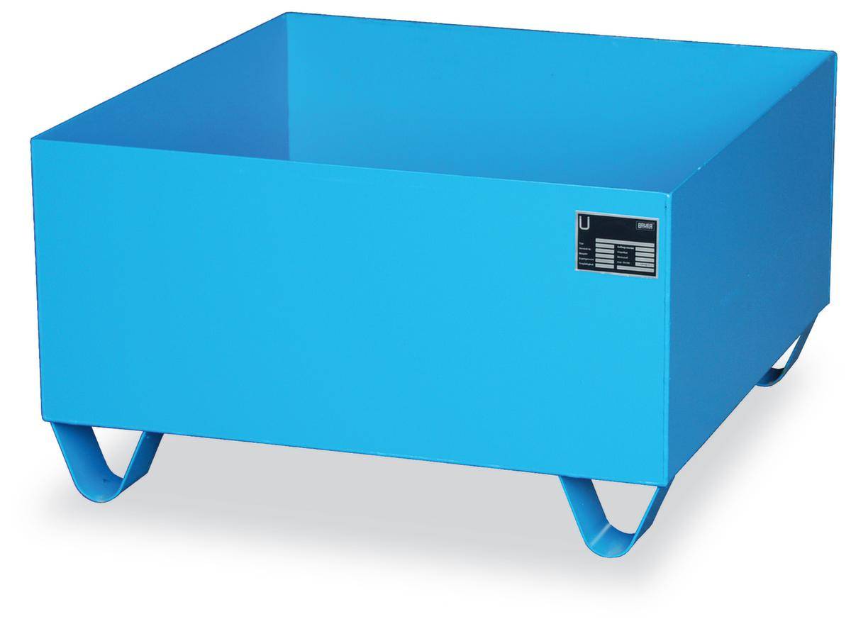 Auffangwanne 2000, lackiert, Lichtblau