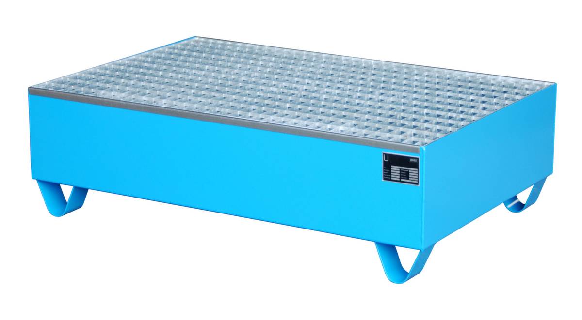 Auffangwanne 2018, lackiert, Lichtblau