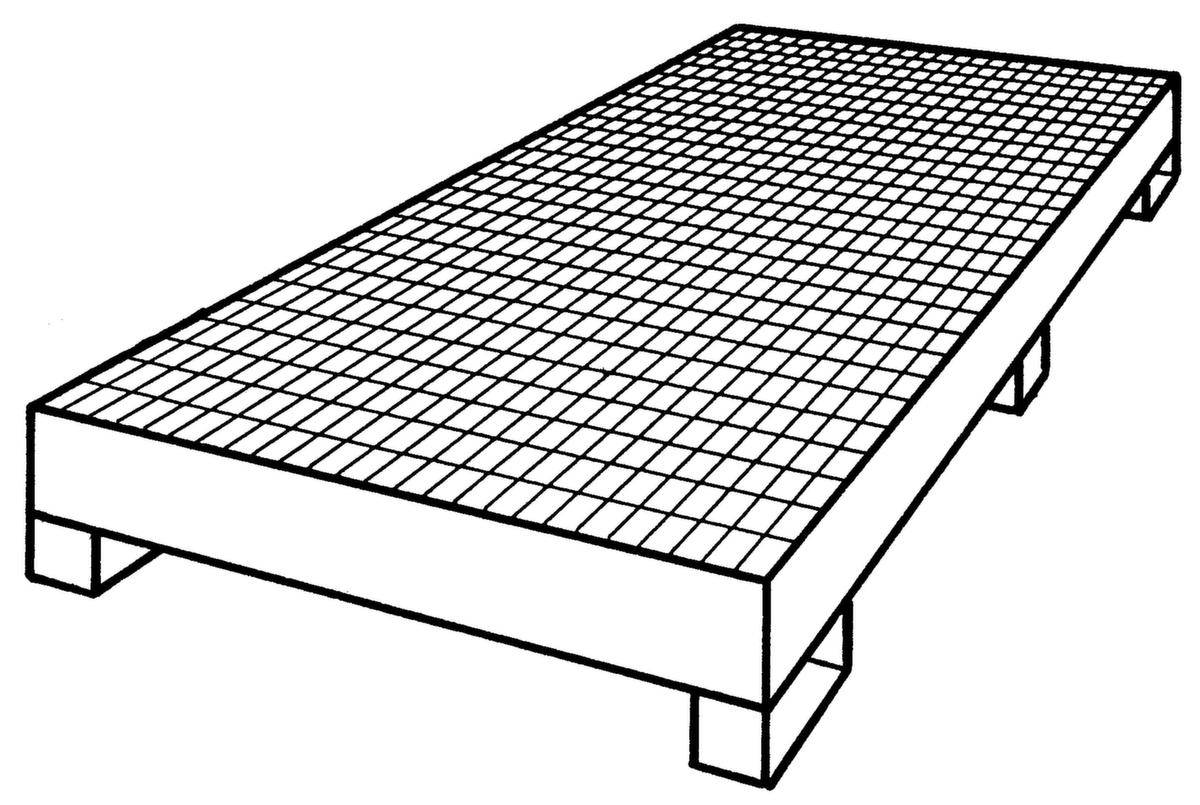 Auffangwanne 2048, lackiert, Gelborange