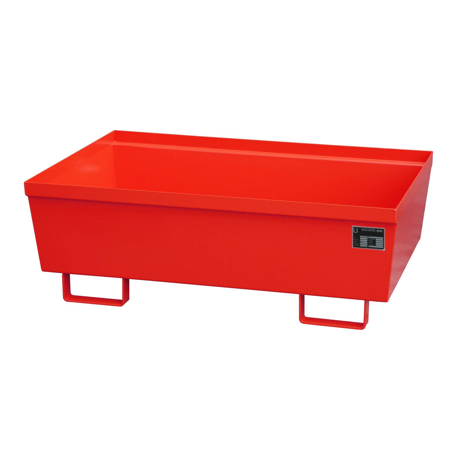 Auffangwanne AO-2, lackiert, Feuerrot