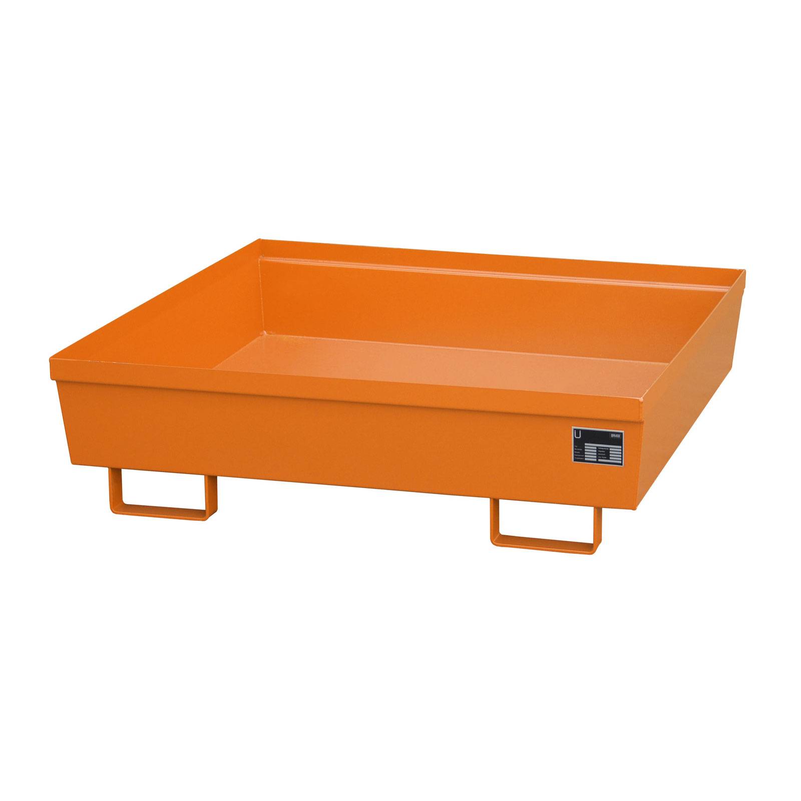 Auffangwanne AO-4/A, lackiert, Gelborange