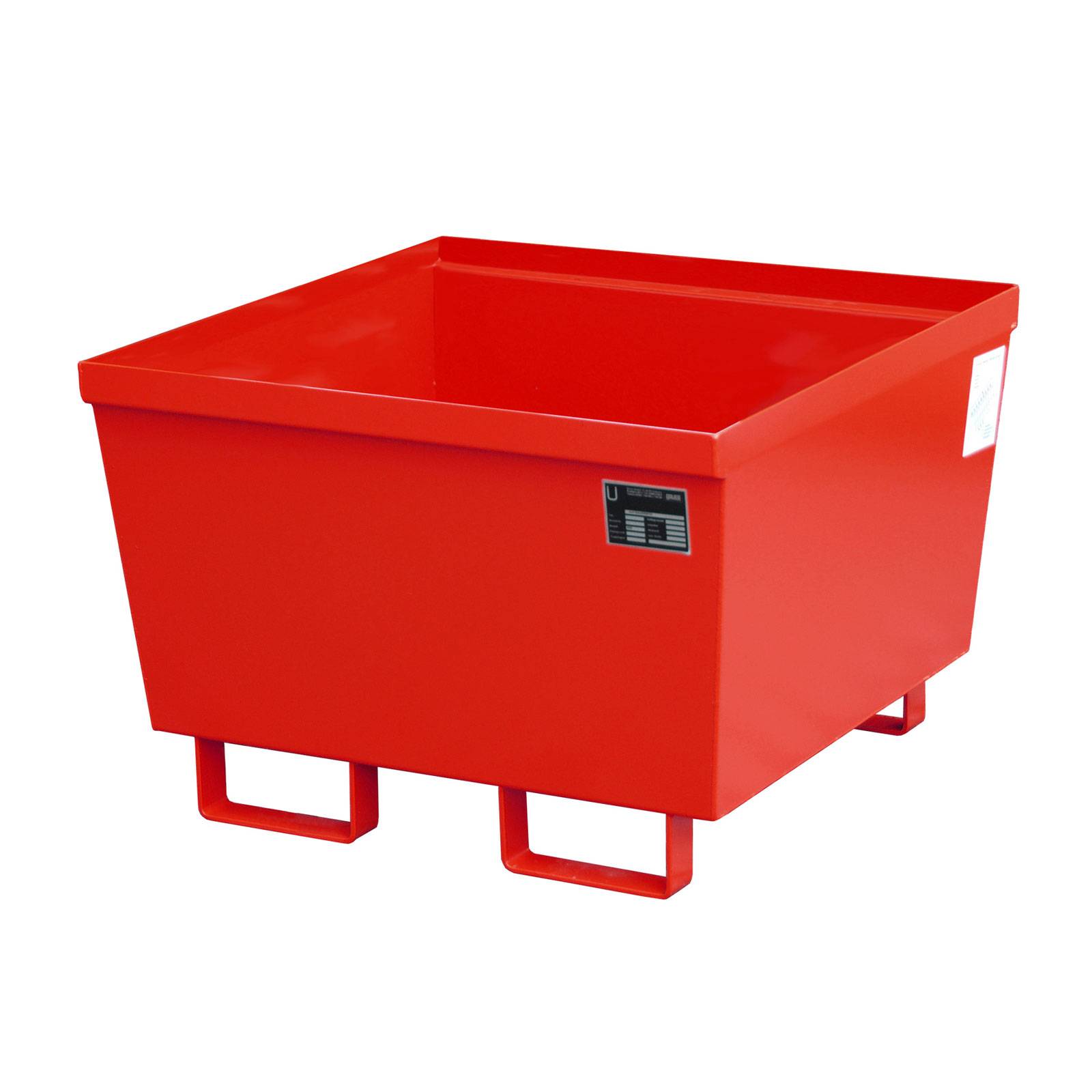 Auffangwanne AO-1, lackiert, Feuerrot