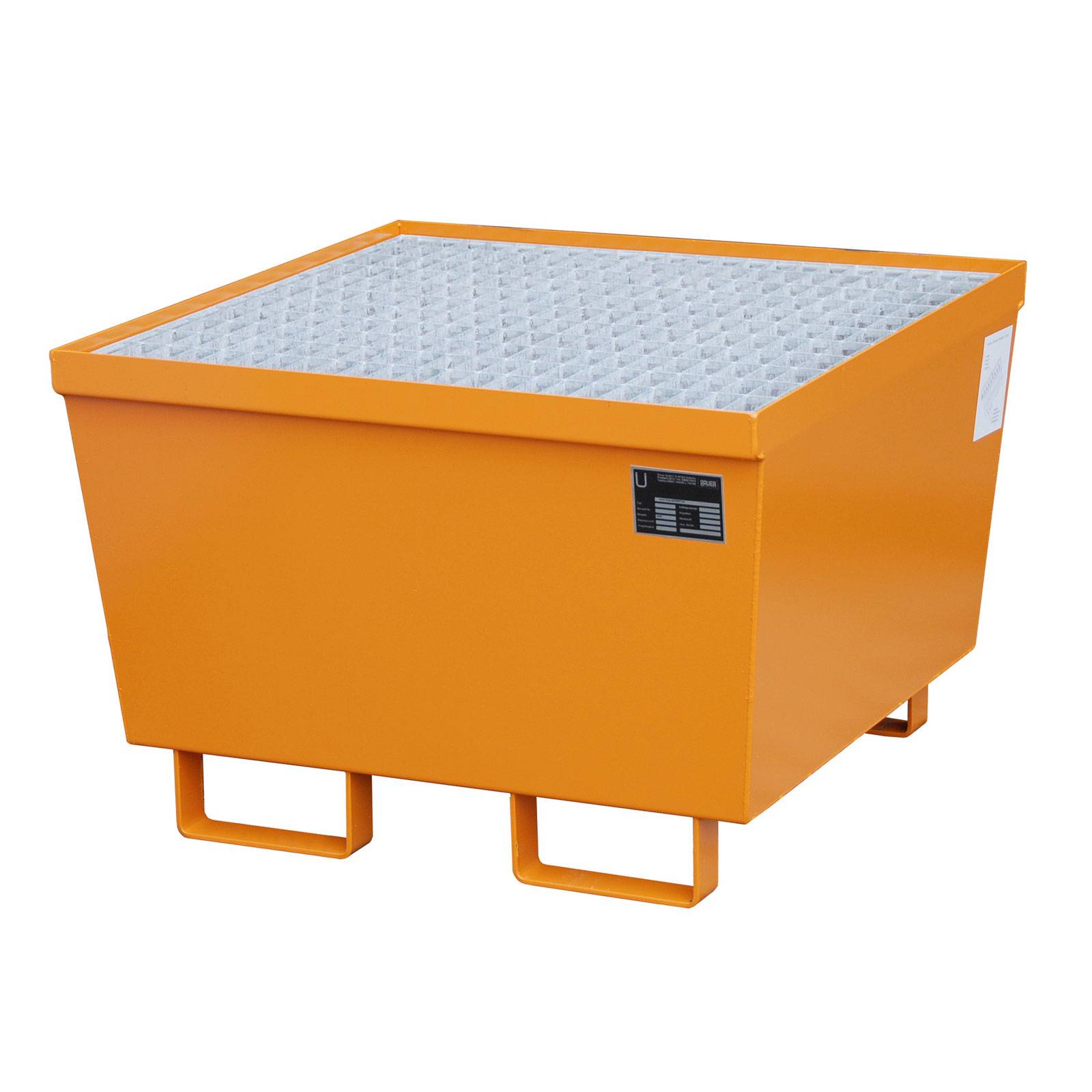 Auffangwanne AM-1, lackiert, Gelborange